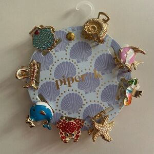 Piper K Gold Assorted Ocean Small Hair Clips